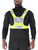 Lime-LED Safety Vest-Battery Powered on a model