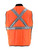 Orange-HiVis Iron-Tuff® Vest back view