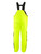 Lime-Hivis Iron-Tuff® Bib Overalls back view