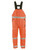 Orange/Silver-Hivis Iron-Tuff® Bib Overalls with Reflective Tape