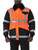 Orange/Navy-HIVis IronTuff® Two-Tone Jackoat™ on a model