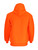 Orange-Insulated Quilted Sweatshirt back view