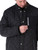 Black-Insulated Diamond Quilted Jacket chest pocket detail