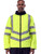 Lime - HiVis Diamond Quilted Jacket on a model