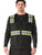 Black-Safety Vest with Pockets & Radio Loop on a model