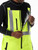 Lime/Black -HiVis Insulated Softshell High Bib Overalls lining detail