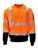 HiVis Crewneck Sweatshirt with Reflective Tape - Orange front view