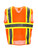 Orange Safety Vest back view
