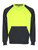 Lime - Two-Tone HiVis Crewneck Sweatshirt front view