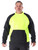 Lime - Two-Tone HiVis Crewneck Sweatshirt on a model