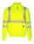 Lime - HiVis Quarter-Zip Sweatshirt front view