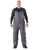 Gray Rip-Stop Subzero Bib-Pant on a model