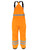 Orange Lightweight HiVis Work Overalls - Back