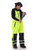 Model wearing Women's HiVis Insulated Softshell Bib Overalls