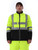 Model wearing the Women's HiVis Insulated Softshell Jacket