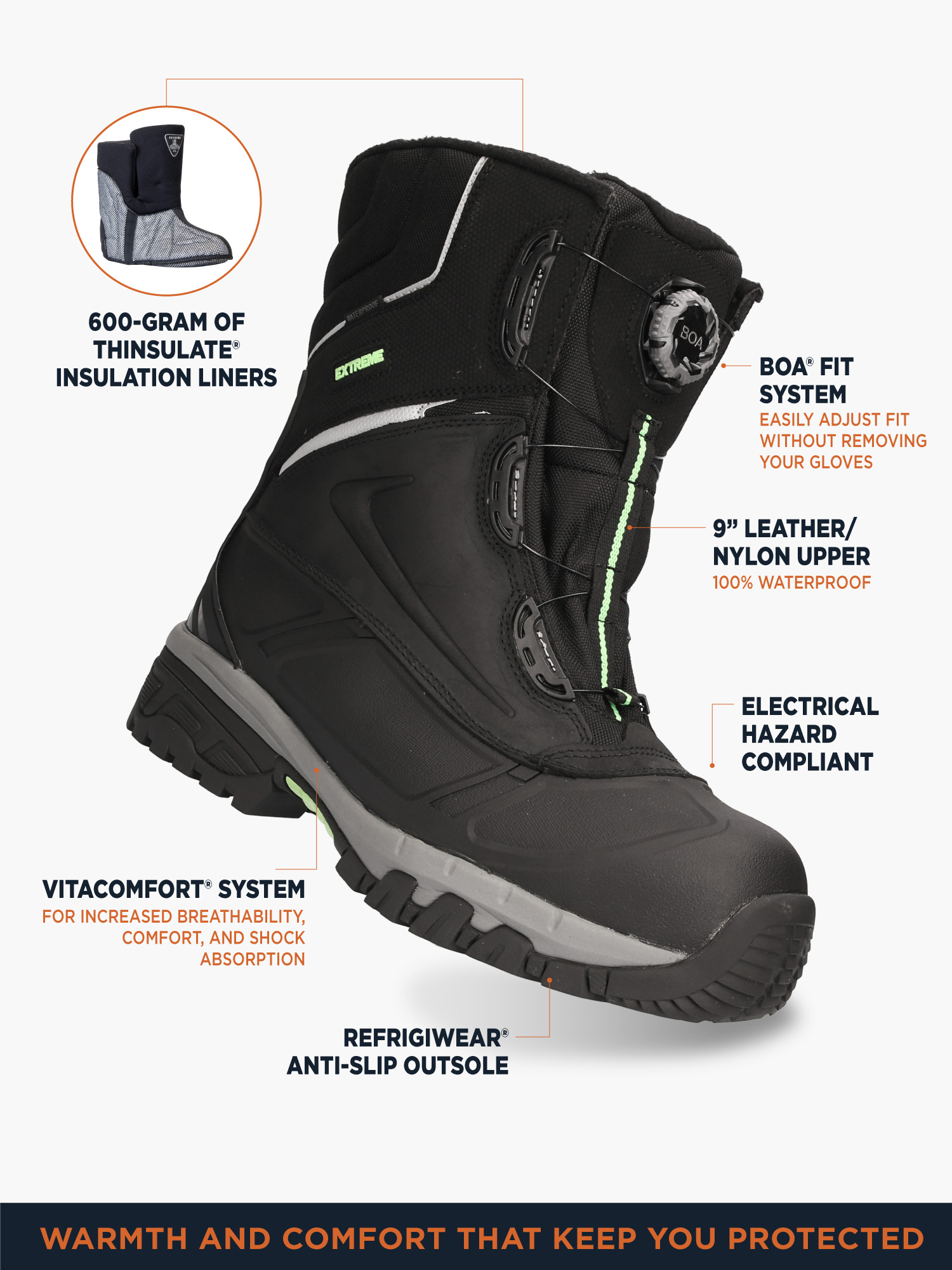 Schnee Extreme Cold Weather Boot Liners Pac Boots Thinsulate Boot