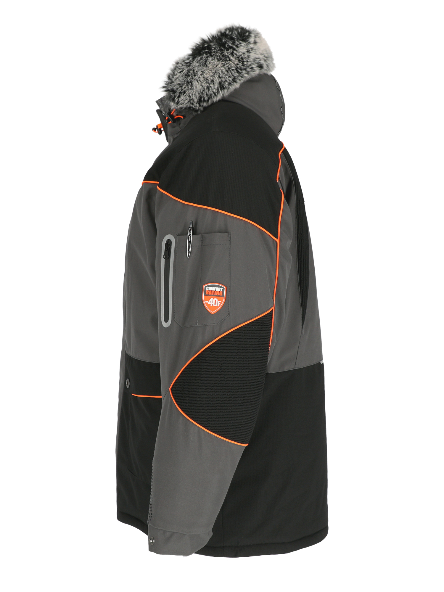 パーカー・フーディ REFRIGIWEAR Black nylon Ocean parka (G80300NY0115 G06000) OCEAN PARKA – RefrigiWear