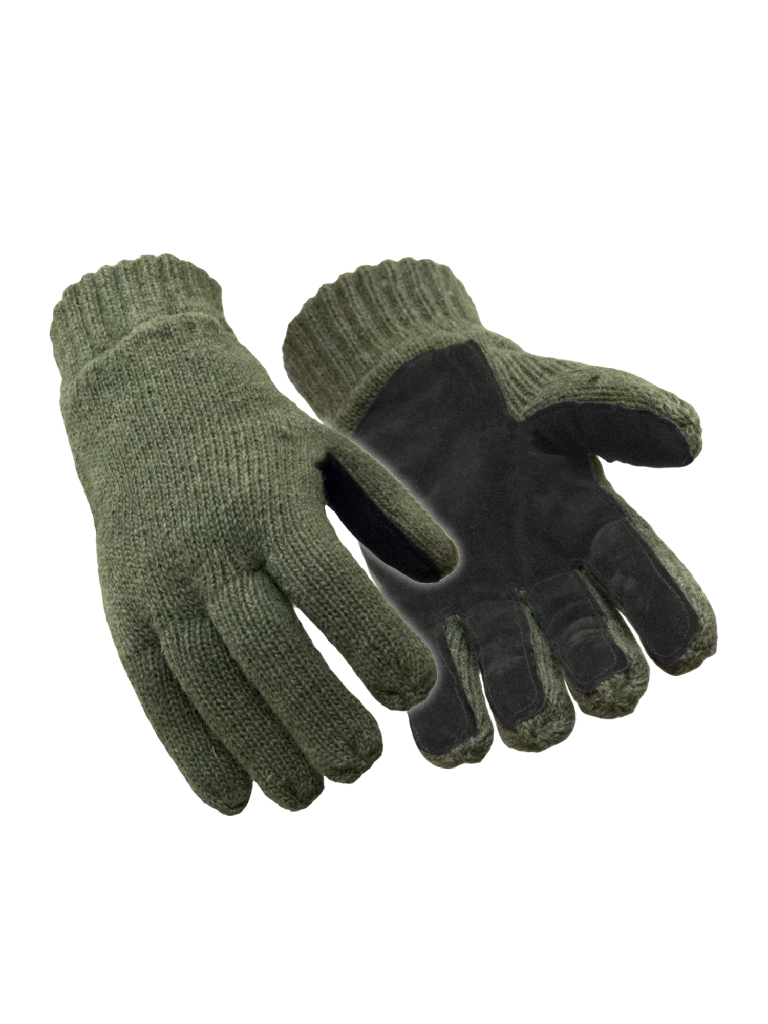 Insulated Wool Leather Palm Glove - Hand Warmth