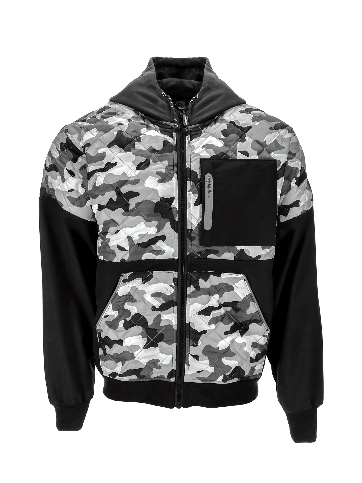 Camo Diamond Quilted Hooded Jacket (8725) | Rated for 20°F