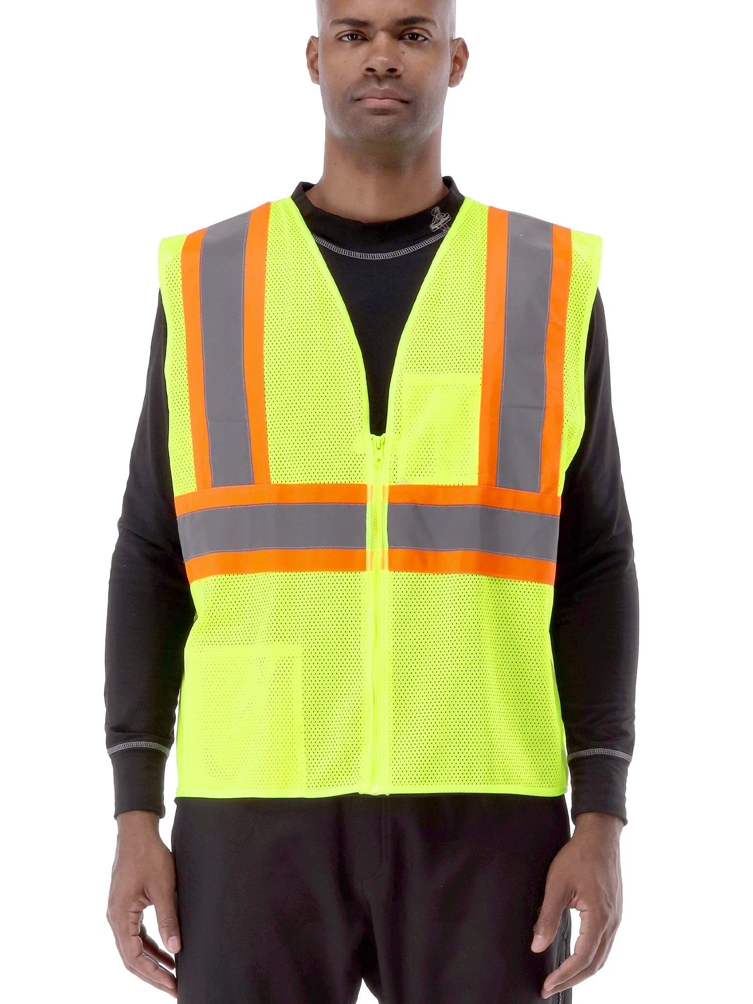 Lime Safety Vest (8635) | ANSI Type R, Class 2 | RefrigiWear
