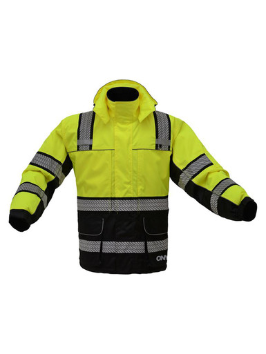 【3X1/スリーバイワン】 PARKA CROP ジャケット 3-IN-1 HiVis Performance Winter Parka Jacket - RefrigiWear
