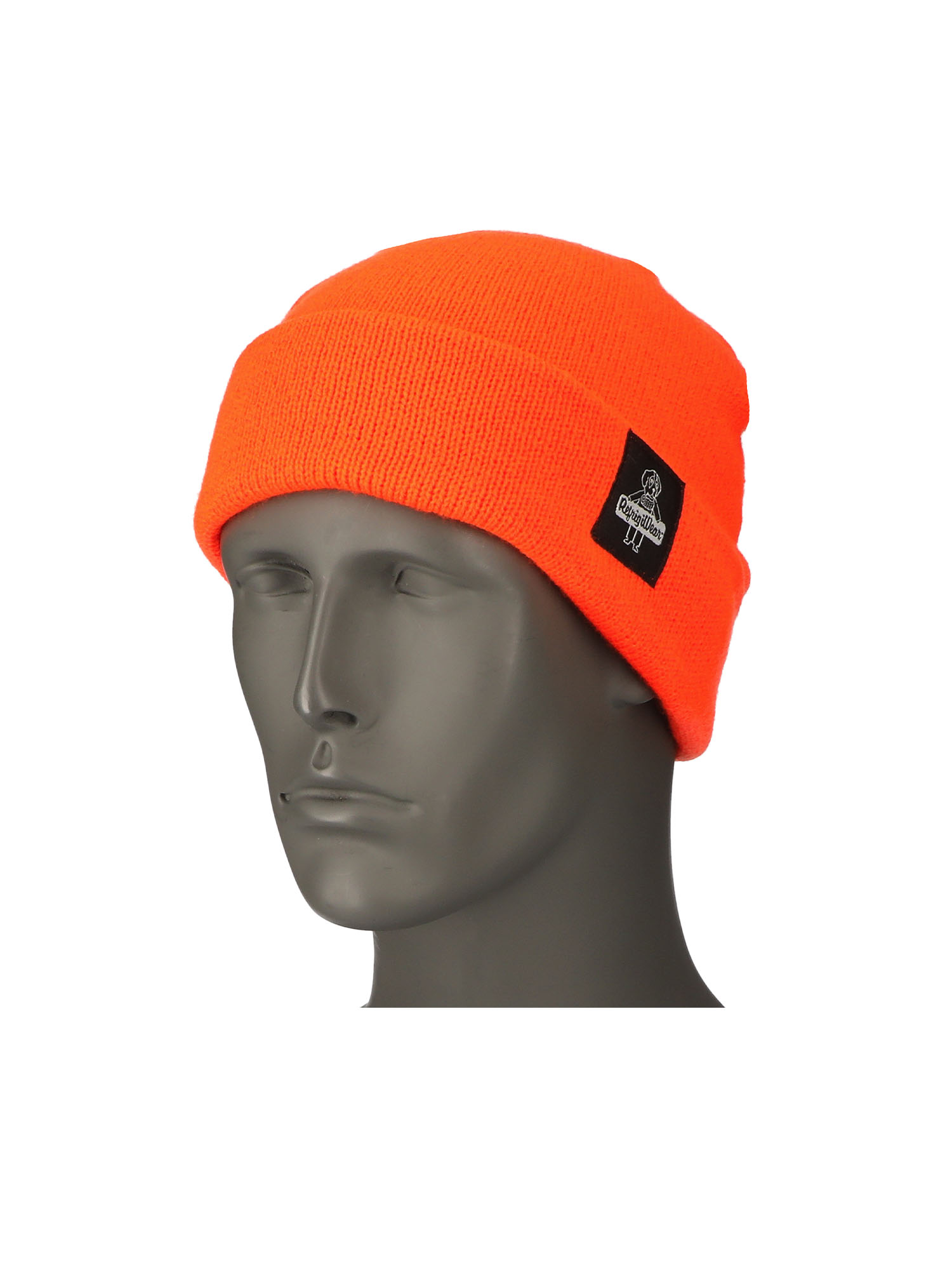 RefrigiWear Watch Cap - Acrylic Knit | Orange | Ragg Wool/Acrylic | One-Size