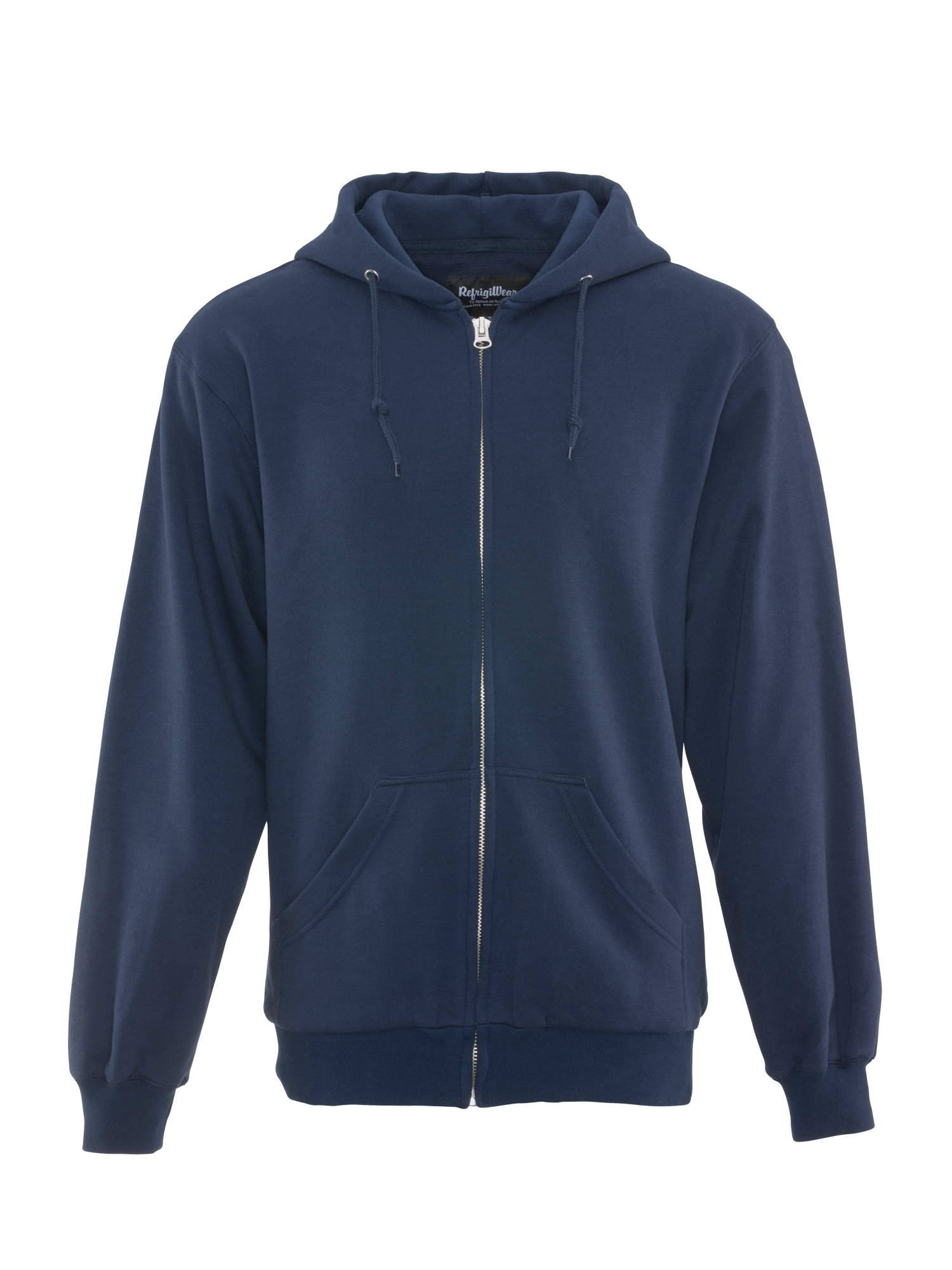 RefrigiWear Thermal Lined Sweatshirt | Navy | Fit: Big & Tall | Ragg Wool/Fabric/Fleece | S