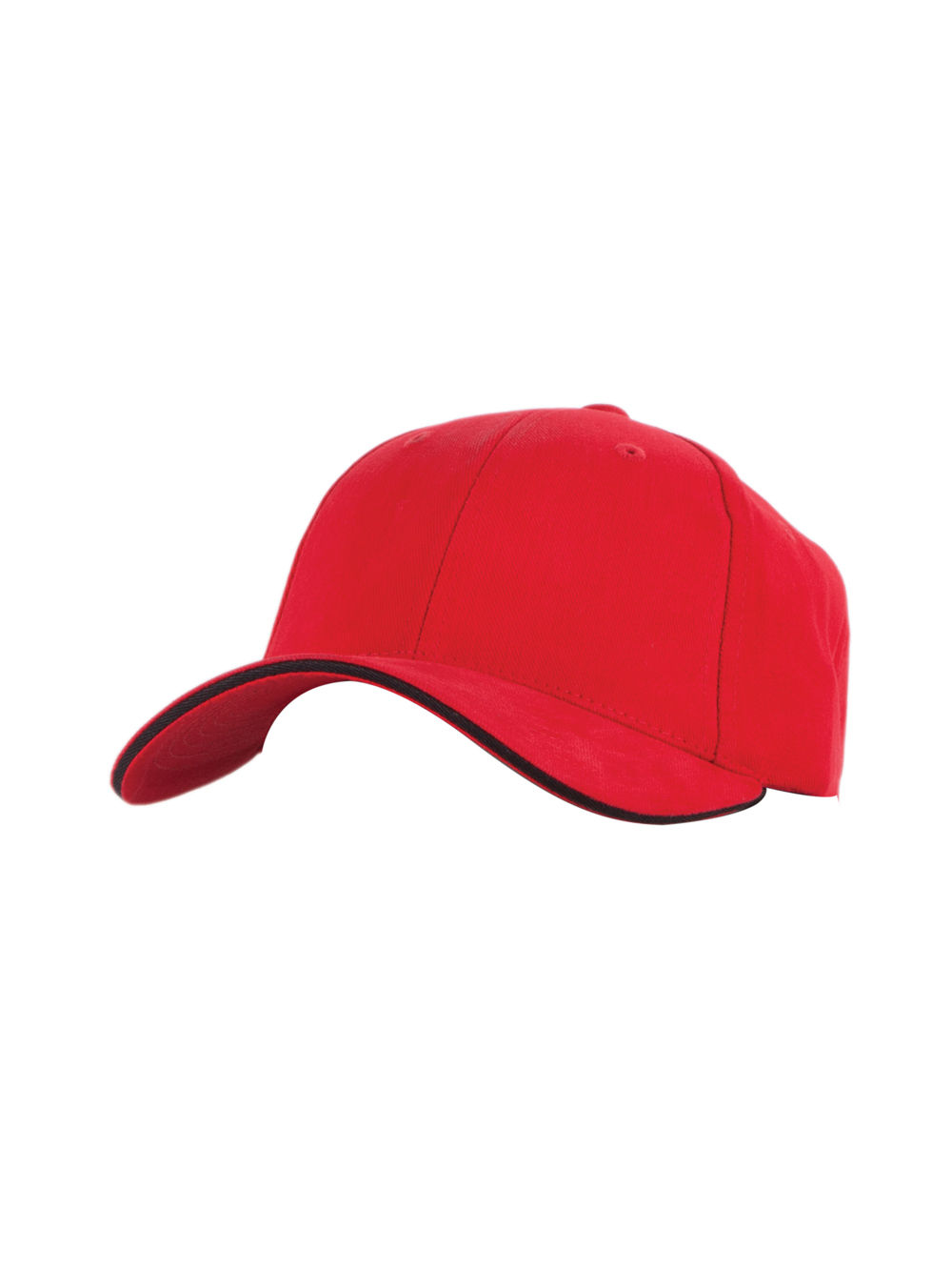 RefrigiWear Brushed Sandwich Ball Cap | Red | Ragg Wool/Brushed | One-Size