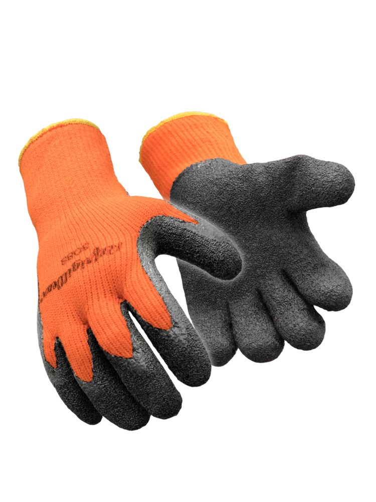 RefrigiWear HiVis Thermal Ergo Glove | Waterproof | Orange | Ragg Wool/Brushed/Acrylic | L