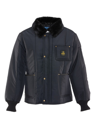 RefrigiWear Iron-Tuff® Polar Jacket | Navy | Fit: Big & Tall | Ragg Wool/Polyester/Nylon | S