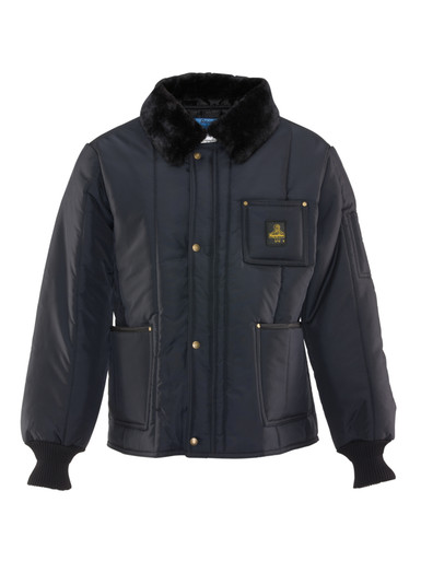 RefrigiWear Iron-Tuff® Polar Jacket | Navy | Fit: Big & Tall | Ragg Wool/Polyester/Nylon | XL