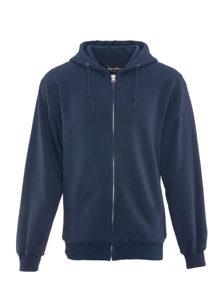 RefrigiWear Thermal Lined Sweatshirt | Navy | Fit: Big & Tall | Ragg Wool/Fabric/Fleece | 2XL