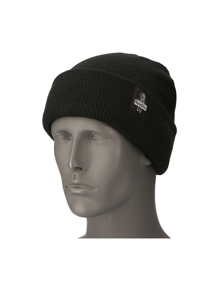 RefrigiWear Fat Cap | Black | Ragg Wool/Acrylic | One-Size