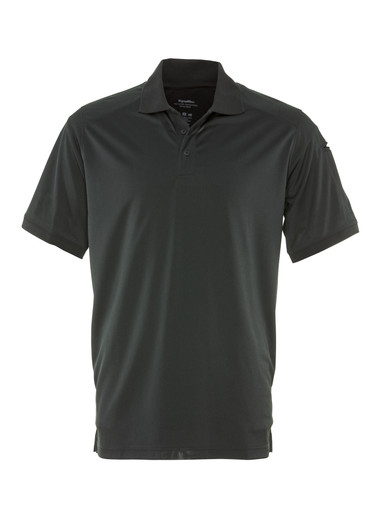 RefrigiWear Snag-Proof Short Sleeve Polo Shirt | Lightweight | Black | 100% Polyester | L