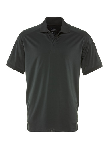 RefrigiWear Snag-Proof Short Sleeve Polo Shirt | Lightweight | Black | 100% Polyester | M