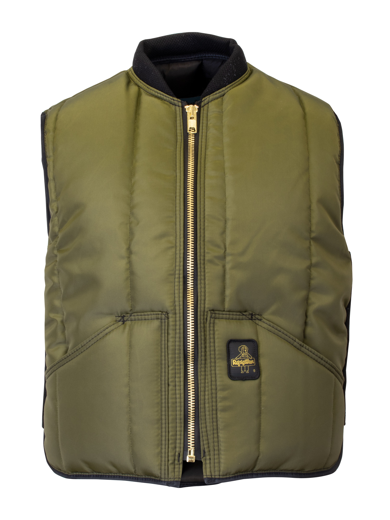 RefrigiWear Iron-Tuff® Vest | Sage | Fit: Big & Tall | Ragg Wool/Polyester/Nylon | M