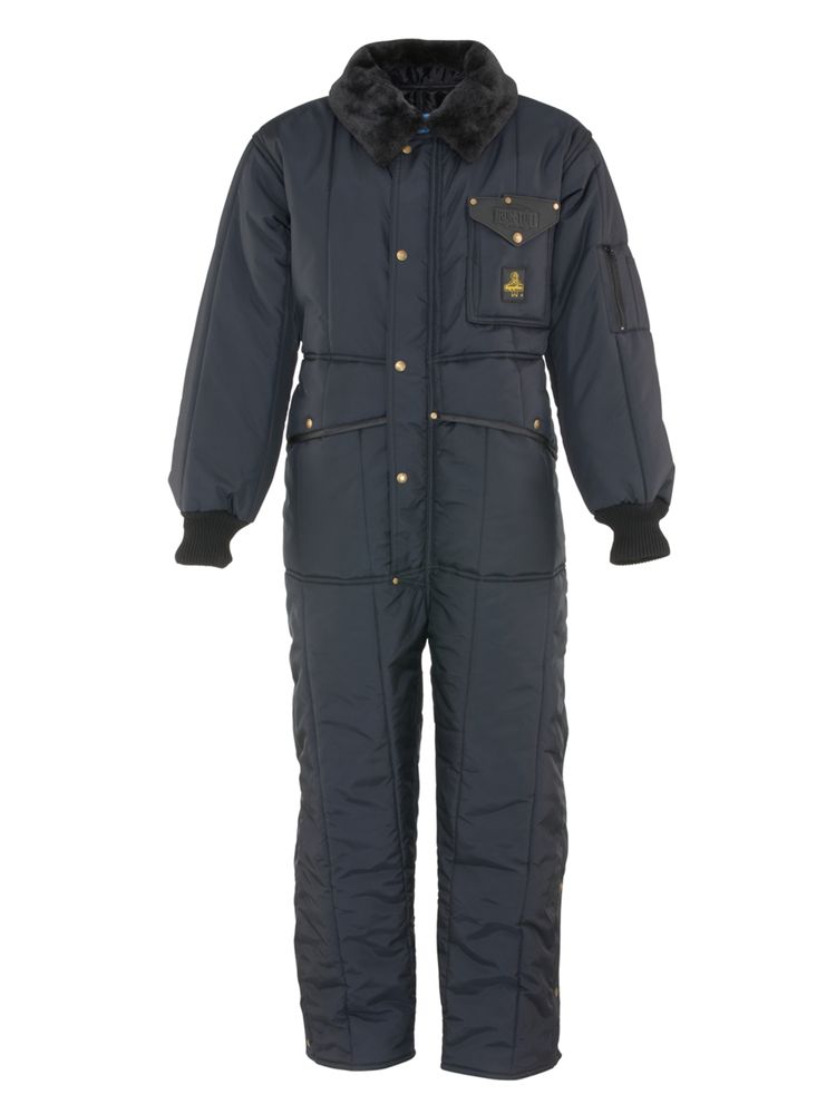 RefrigiWear Iron-Tuff® Coveralls | Navy | Fit: Big & Tall | Ragg Wool/Polyester/Nylon | M