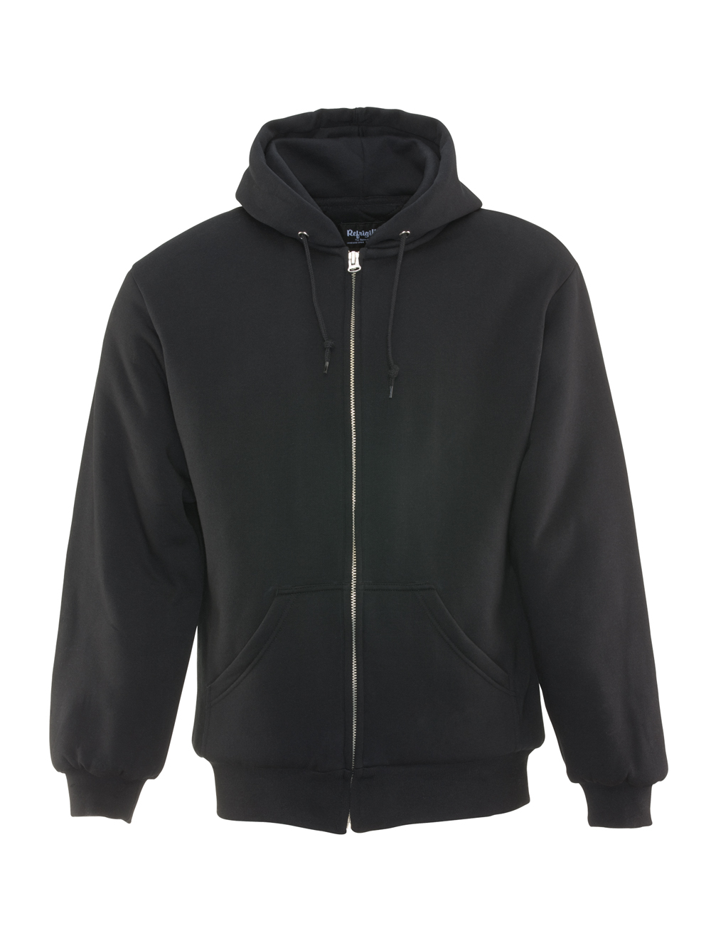 RefrigiWear Insulated Quilted Sweatshirt | Black | Fit: Big & Tall | Ragg Wool/Polyester/Fabric | M