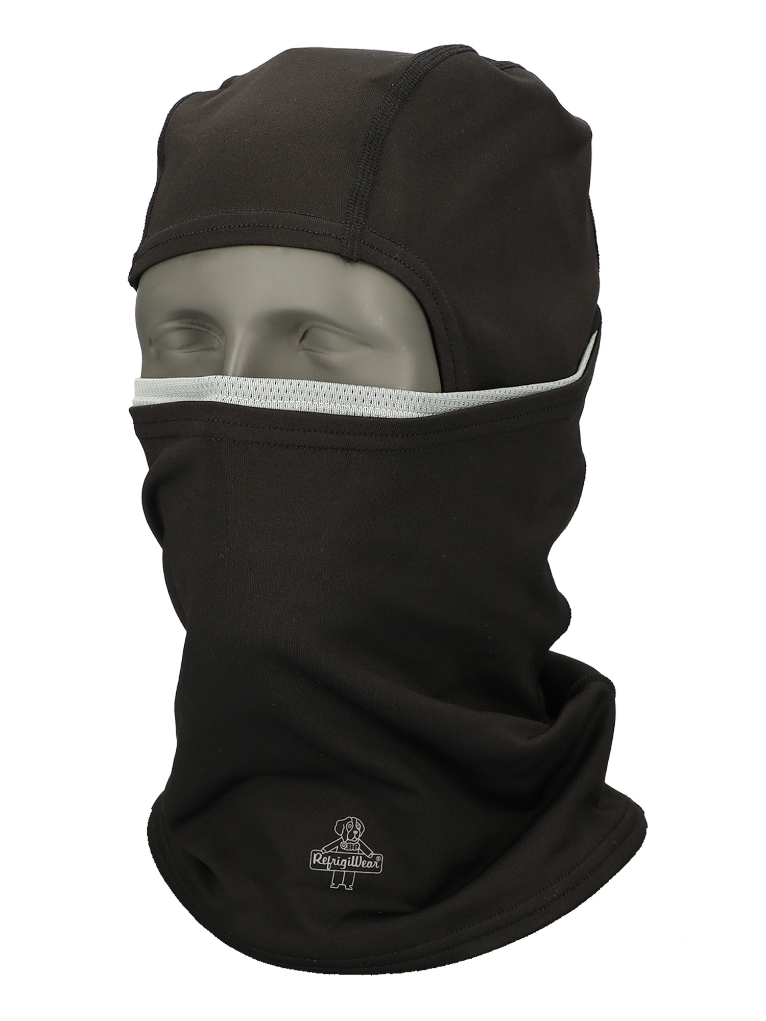 RefrigiWear 4-in-1 Convertible Balaclava | Black | Ragg Wool/Polyester/Brushed | One-Size