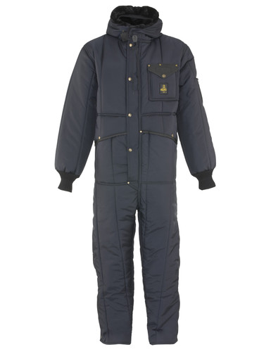 RefrigiWear Iron-Tuff Coveralls with Hood Navy Fit: Big & Tall M