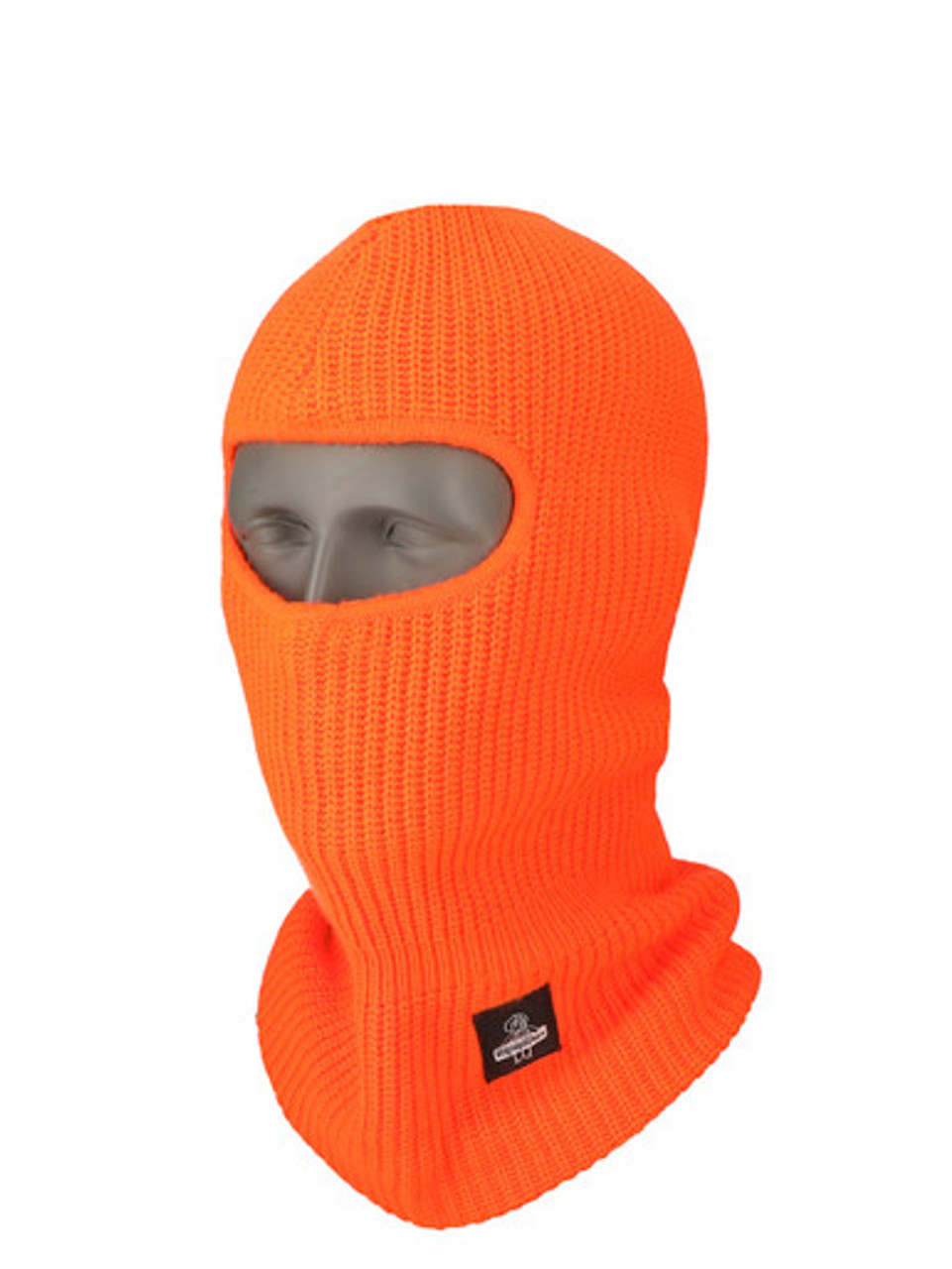 RefrigiWear HiVis Open-Hole Face Mask Orange One-Size
