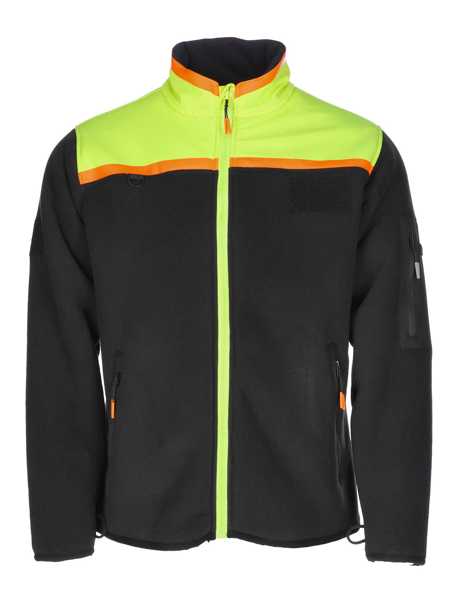 RefrigiWear FrostFlex Fleece Jacket Black/Lime Fit: Big & Tall S