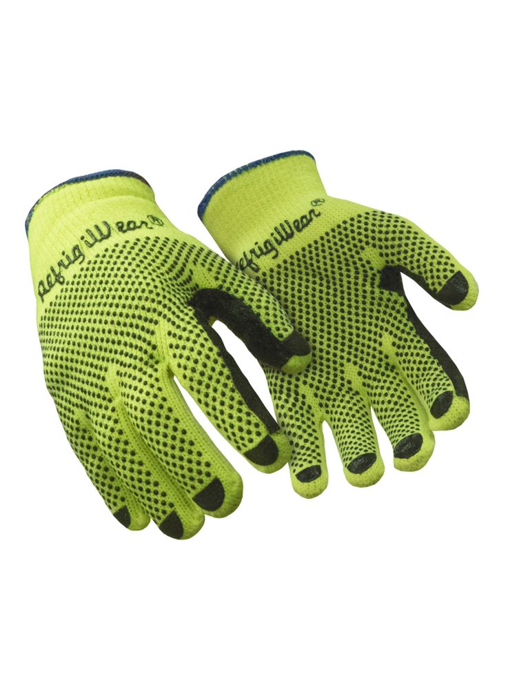 RefrigiWear Midweight Dot Grip Glove Lime S