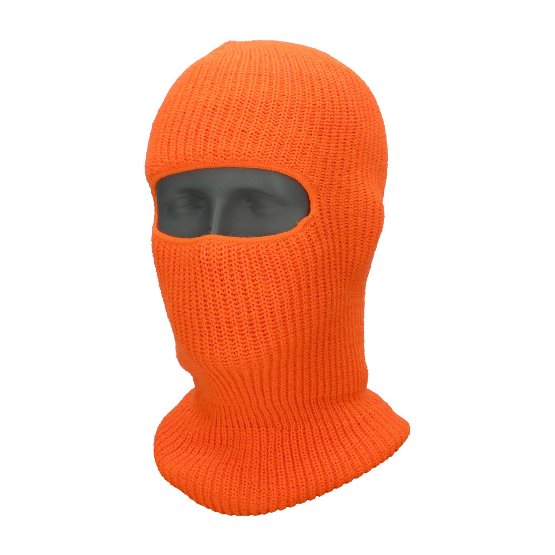 Samco HiVis Double-Layer Knit Face Mask Orange One-Size