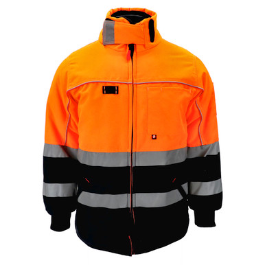 Avaska HiVis Polar Ultimate Freezer Jacket | Orange/Black | 2XL
