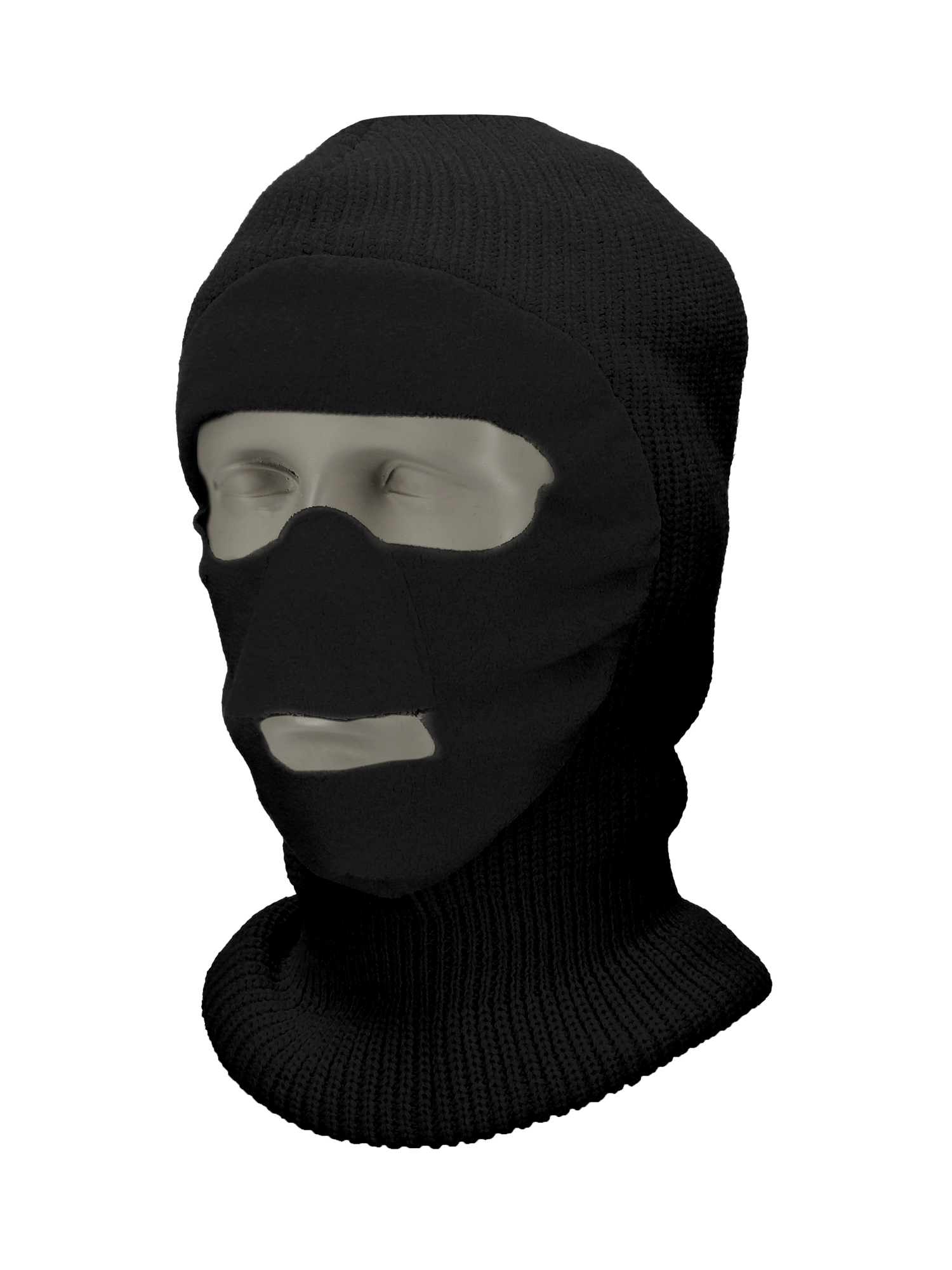 Samco Knit Face Mask with Fleece Face | Black | One-Size