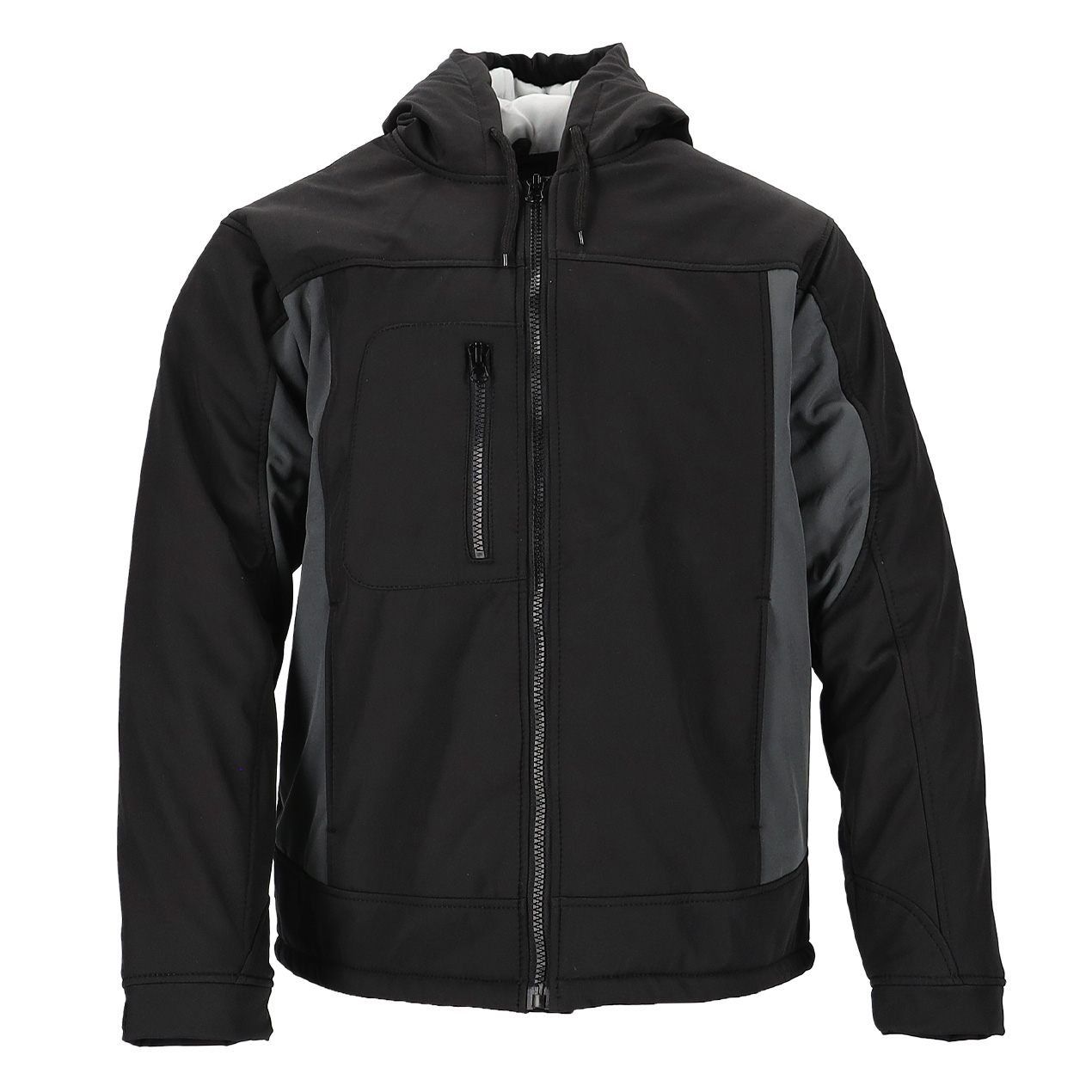 Samco Hooded Softshell Freezer Jacket | Black/Charcoal | S