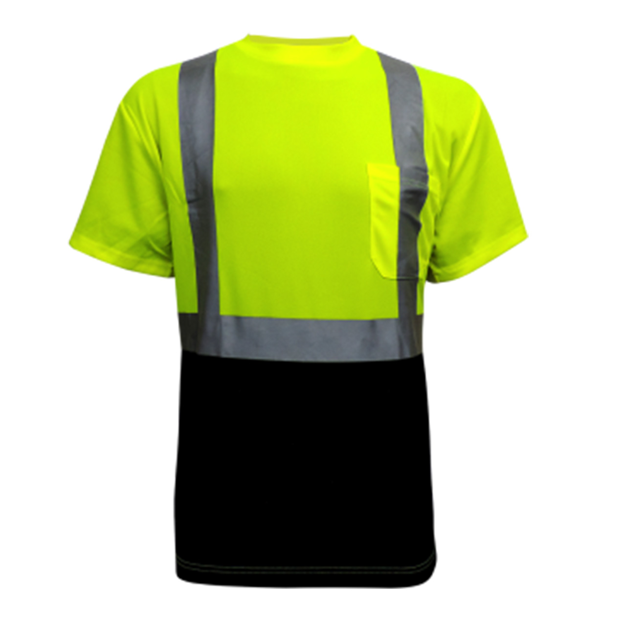 Samco HiVis Short Sleeve T-Shirt | Black/Lime | 2XL