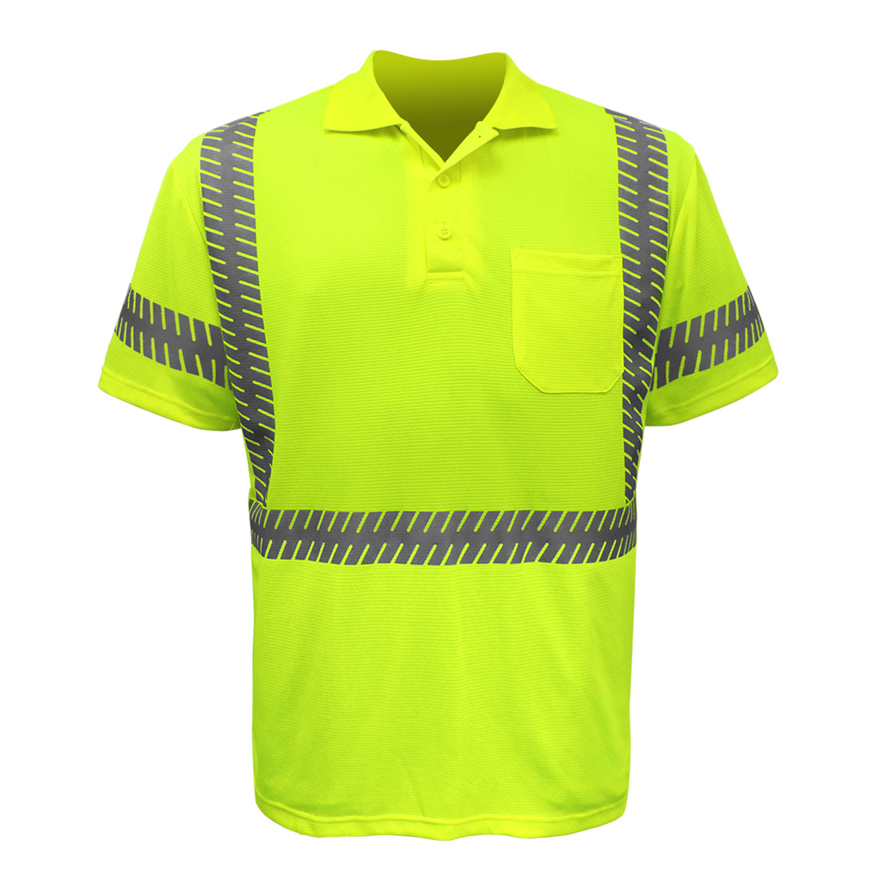Samco HiVis Premium Polo Shirt | Lime | XL