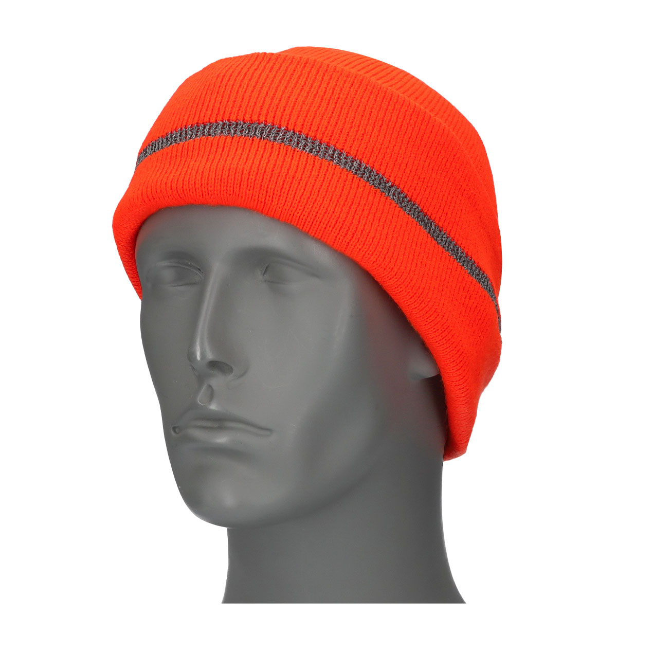 Avaska Reflective Trim Knit Hat | Orange | One-Size